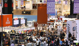 The mob scene on opening of the annual International Home and Housewares show.