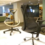 Herman Miller SAYL at Neocon 2011 designed by Yves Behar. The back rest Pro Engineer part utilizes more features than any other Pro Engineer part in history and rings in at twenty thousand Pro Engineer features