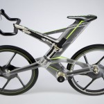 With no front fork, the CERV uses a mechanism embedded in the bike's frame to steer