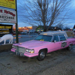 The Southern Smokehouse bbq hearse
