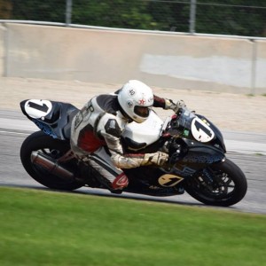 Bart on the ZX6R with the new graphics