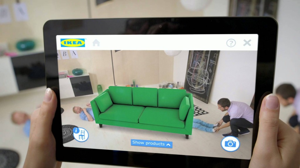 Place IKEA furniture in your home with augmented reality Image courtesy of IKEA