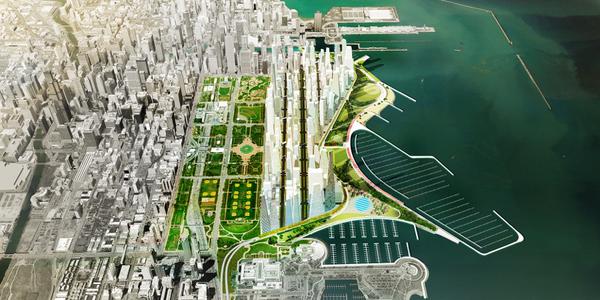 Port Urbanism's "Big Shift" involves the development of new buildings. Image: Port Urbanism