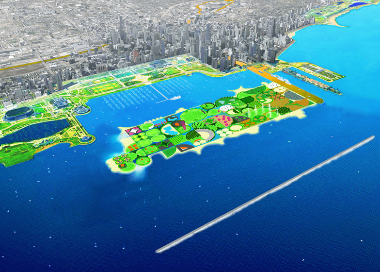 UrbanLab's FilterIsland suggests the creation of an island Image: