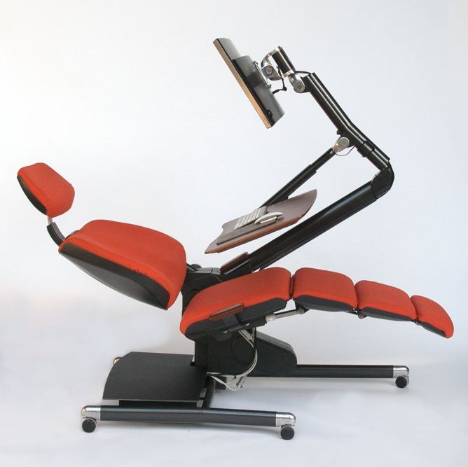 The Altwork Station allows for many different reclining positions. Image: Altwork