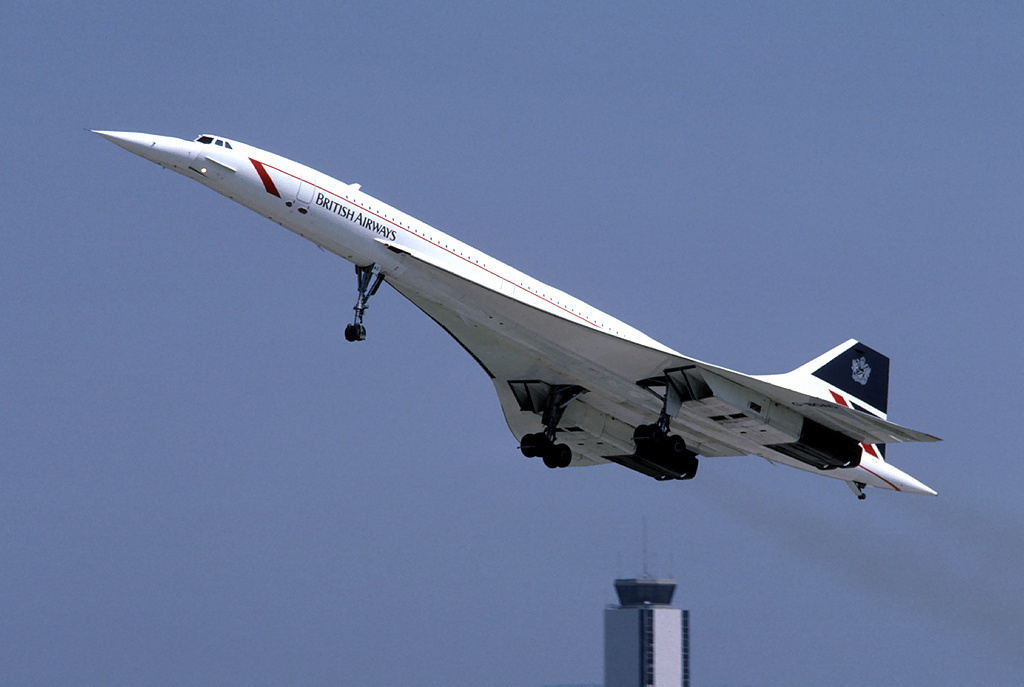 The Concorde supersonic jet was retired in 2003.