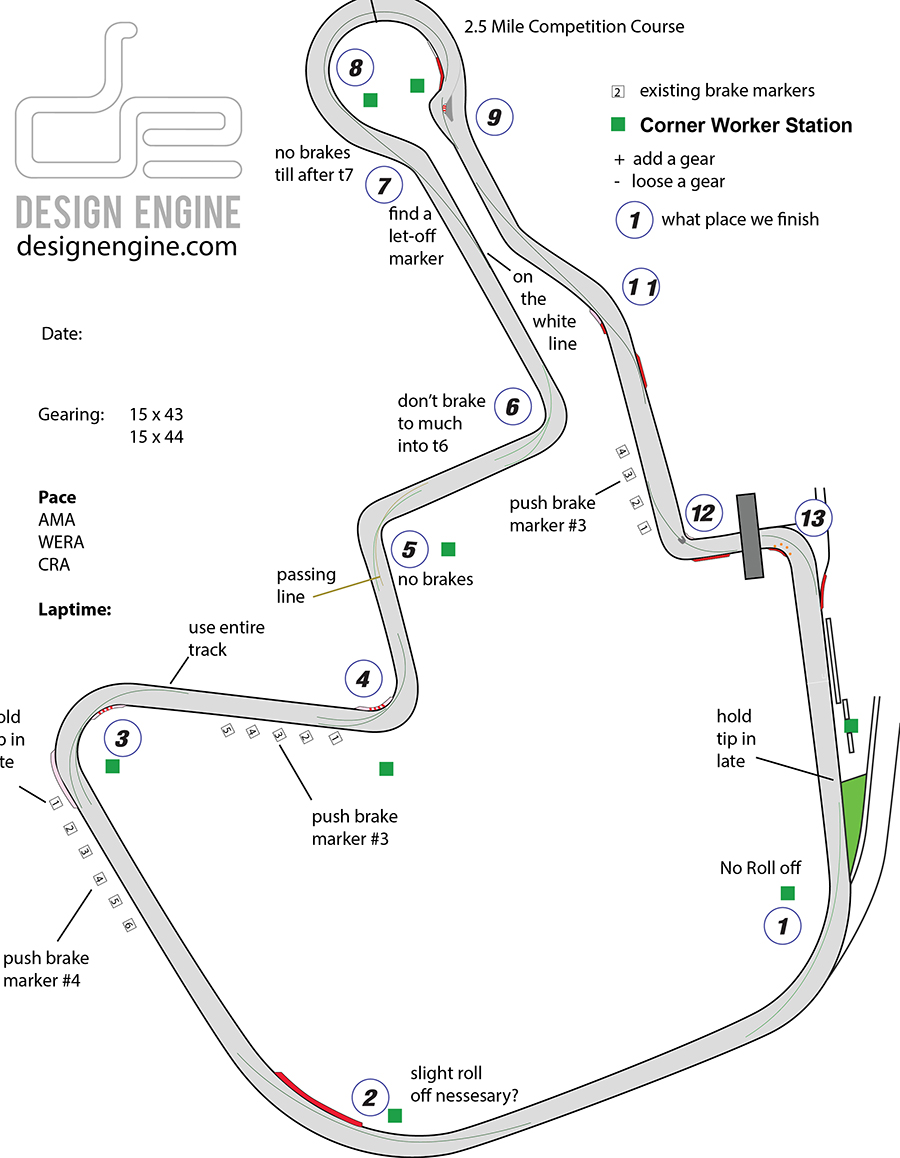 Road Racing Track Maps | Design Engine