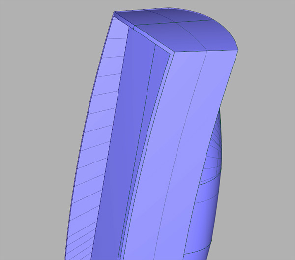 Alias Speaker built with the Square surfacing tool