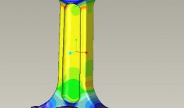 Creo Simulation Piston Rod Analysis
