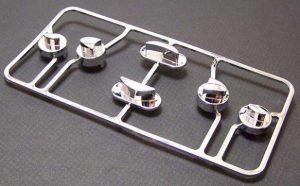 Family Mold of chromed plastic parts