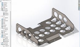 Solidworks sheetmetal bracket