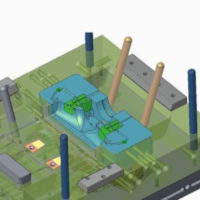 Creo mold design