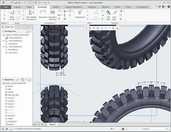 Pirelli Motocross Tire