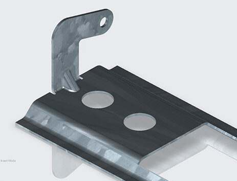 Creo Sheetmetal pivot Bracket