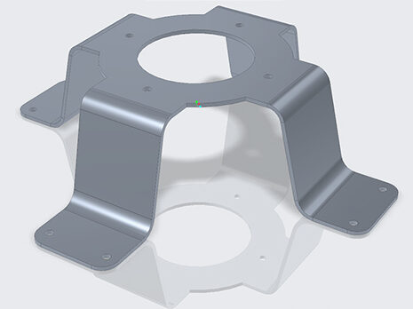 Creo 6.0 sheet metal wheel mount