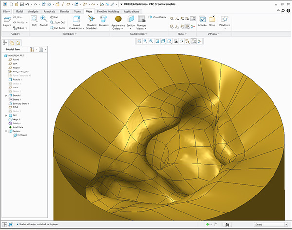 Creo Surfacing Restyle Reverse Engineering Rex Design Engine