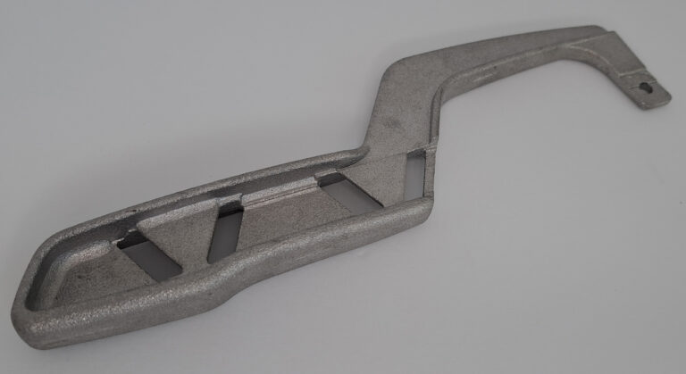 diecast hacksaw handle created using PTC Creo